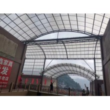 大跨度鋼架，網架采光頂棚用輕型防火阻燃陽光板耐力板聚碳酸酯板