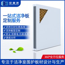 宏鑫源醫(yī)院手術(shù)室裝修隔墻吊頂潔凈板 無(wú)塵車(chē)間廠(chǎng)房手工潔凈板